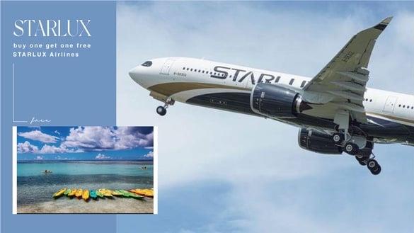 买一送一！星宇航空ｘ雄狮“关岛旅游包机”享买一送一，一人免2万爽玩关岛