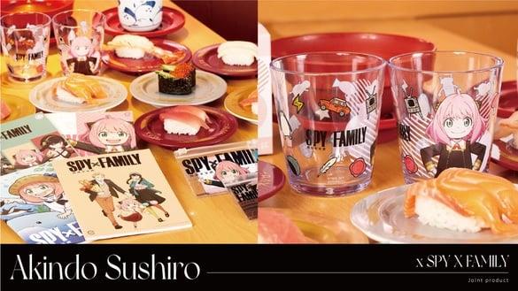 寿司郎ｘ《SPY×FAMILY间谍家家酒》免费送！安妮亚冷水杯、笔记本太萌，限定新菜色必吃