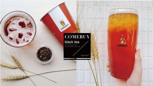 COMEBUY现萃“大麦红茶”买二送一！5天限时手摇优惠，阿萨姆红茶＋大麦煎焙炒香必喝