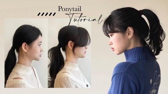 我适合绑高马尾还是低马尾？韩系马尾绑法教学，绑发前多一步是重点、马尾更蓬松自然