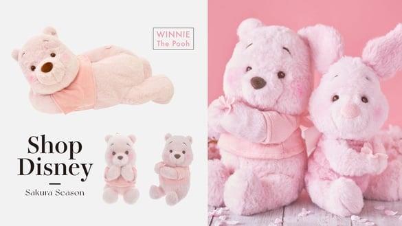维尼粉丝快收!亚洲限定迪士尼“粉红樱花维尼系列”与日同步开卖,粉嫩维尼、小猪必买