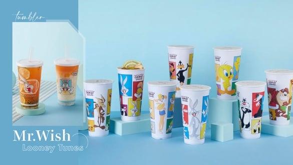 兔巴哥随行杯太萌！Mr.Wishｘ“乐一通家族”登场，6款随身瓶必收，再推2款水果手摇饮