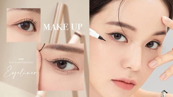 韩系轻透“眼尾眼线”怎么画？眼尾后半截眼线是重点，眼妆更干净消肿泡、修饰眼型