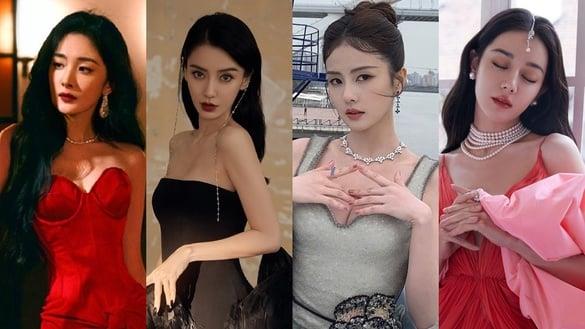 微博之夜24位电视剧女星造型！杨幂性感，热巴评价两极，杨紫甜美，白鹿被吐槽，杨颖赢了