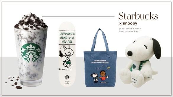 史努比现身星巴克！日本星巴克ｘ史努比联名第二波，帽子、帆布袋必收再推3限定饮品
