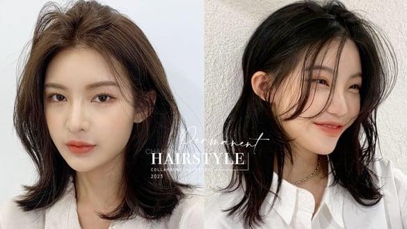 2023韩系锁骨发推荐！法式烫中短发、层次烫轻盈显瘦，直发烫超减龄，这款发型师激推