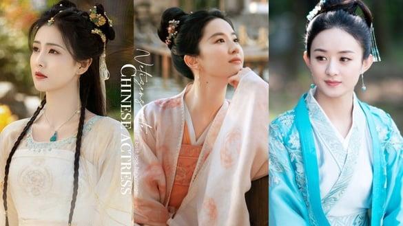 网票选“天选古装女神”Top8！《长月烬明》白鹿入榜，杨幂第5，赵丽颖第3，刘亦菲输她