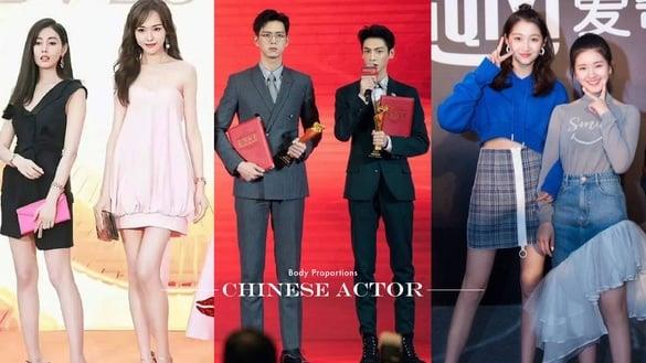 11组电视剧明星惊人身材比例！白鹿同框陈都灵被嘲？罗云熙输李现？他头只到张凌赫的腰耶