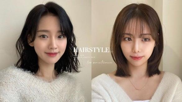 好整理中短发型推荐！锁骨发、结构烫一觉醒来依旧好看，这款不刺脖好打理