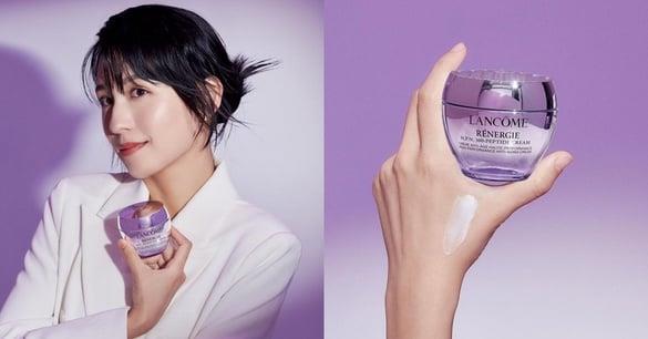 人生轮廓线最清晰的时刻就是现在！兰蔻胜肽青春霜P图级抚纹精修，紧致V脸一用离不开！