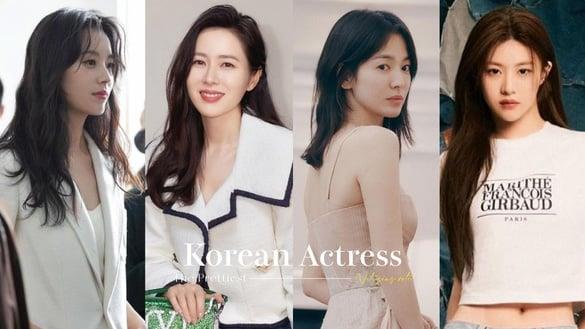 韩网票选“最漂亮女星”TOP15！孙艺珍打败全智贤&宋慧乔成40代冠军，20代最美竟是她