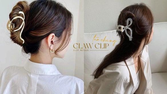 5招鲨鱼夹夹法教学！低包头、公主头根本大写的仙气，这招手残党也能轻松上手