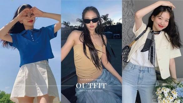 2023夏季韩系穿搭推荐！网球装、针织背心显瘦修身、女团也爱穿，这款是Jennie私服最爱