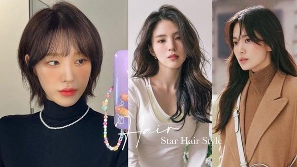 明星最美时期发型推荐！宋慧乔、韩韶禧根本是棱角脸发型范本，Wendy Cut韩网超火