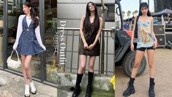 洋装怎么穿不俗气？韩星洋装穿搭范本，韩韶禧甜辣穿搭超显瘦、Jennie穿搭显高必学