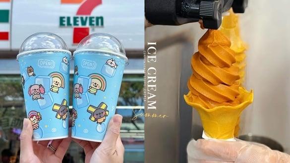 冰品大战！7-11思乐冰、泰奶＆芒果霜淇淋、全家推弹珠汽水霜淇淋、CREMIA巧克力回归