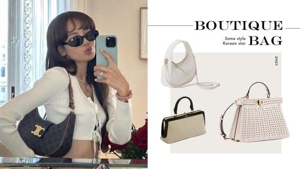 2023韩星同款精品包：宋慧乔、张员瑛同款太生火，IU御用包超亮眼，这款腋下包LISA狂背