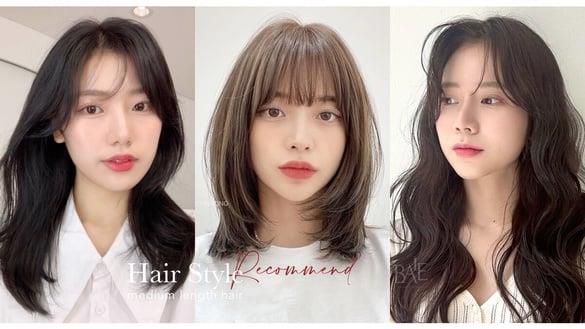 温柔显嫩中长发、中短发推荐！外翻卷、法式烫减龄，层次烫瘦脸度高、修饰脸型显脸小