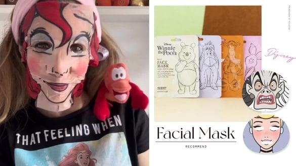 敷面膜也能很有趣！迪士尼公主＆反派角色面膜敷上脸竟超崩坏，卡通图案超Ｑ