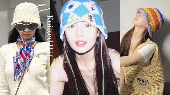 夏日“编织帽”时尚：多巴胺穿搭必备单品，韩星、陆星都在戴！