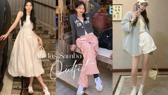 韩国超夯“Samba德训鞋”穿搭推荐！韩妞人脚一双，洋装、牛仔裤都百搭