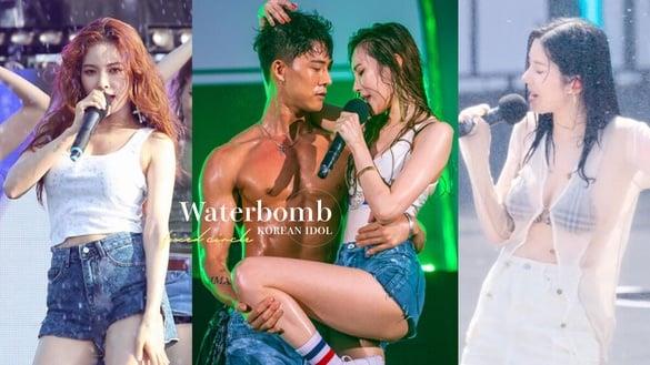 在“Waterbomb”出圈的女爱豆名场面！新夏日女王成功逆袭、超火抖音女神嗨翻全场