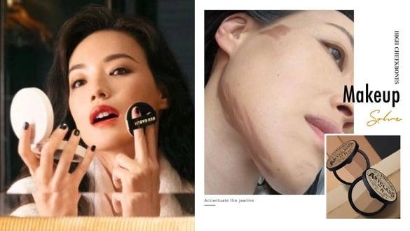 两笔解决高颧骨困扰！女神舒淇化妆强调“下颚线”，“双Ｃ修容法”视觉秒瘦成小脸