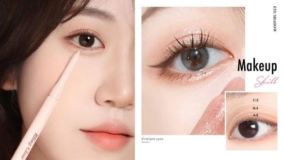 新手必学“超简单放大双眼”眼影技巧！挑对眼影，轻松做出绝美晕染、眼睛自然放大