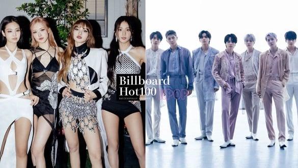 打进Billboard Hot100的Kpop艺人TOP9！BLACKPINK第二，第一名高达40首！