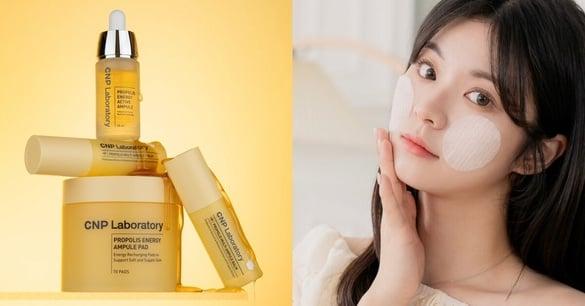 韩妞疯追棉片美容！浓缩CNP蜂胶霸主安瓶成分越敷越亮！还有韩剧女主必备水光肌保湿棒