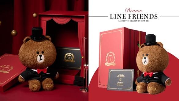全球首只！LINE FRIENDS推熊大精装典藏礼盒，专属编号、邀请卡，还有熊大周边等你收藏