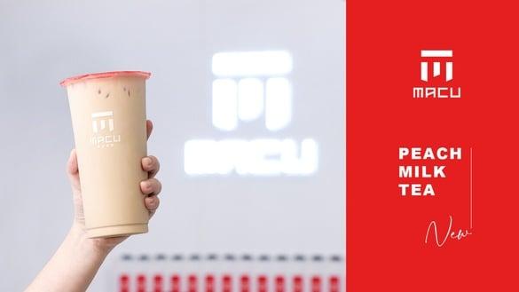 麻古手摇优惠免费喝！麻古茶坊推新品“蜜桃奶茶”，甜桃香气诱人奶茶控开喝，再享优惠