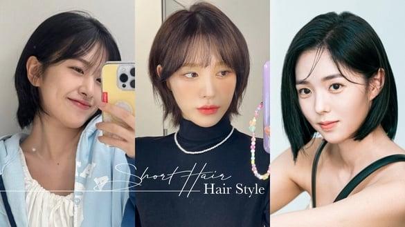 2023明星短发范本！安俞真、朴珪瑛完全是短发范本，Wendy层次剪不退烧、这款减龄显瘦