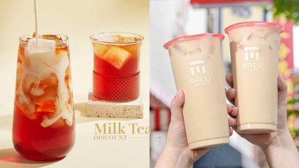 奶茶控开喝买一送一！3手摇推奶茶新品：麻古茶坊、万波、迷客夏都有，再享买一送一！