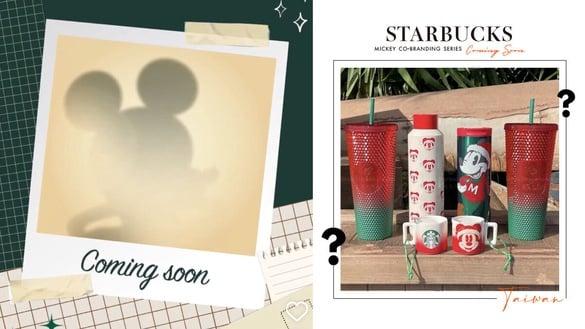 米奇在星巴克！中国台湾星巴克“迪士尼米奇联名系列”登场，超萌米奇现身绝对要收藏！