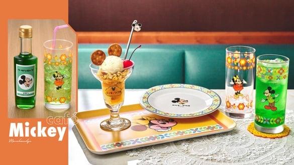 米奇吃茶店开张！迪士尼“复古咖啡馆周边”新上市，米奇米妮杯盘太萌，盲盒系列必收藏