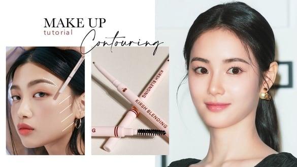 面宽显脸大？化妆师解析“缩窄面宽”妆容重点，延伸眉尾、饱满面中，脸型小一圈更减龄