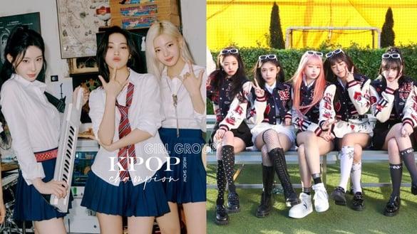 Kpop五代女团“音放一位”Top5！ITZY第三、IVE第二，第一名60冠奖杯拿到手软！