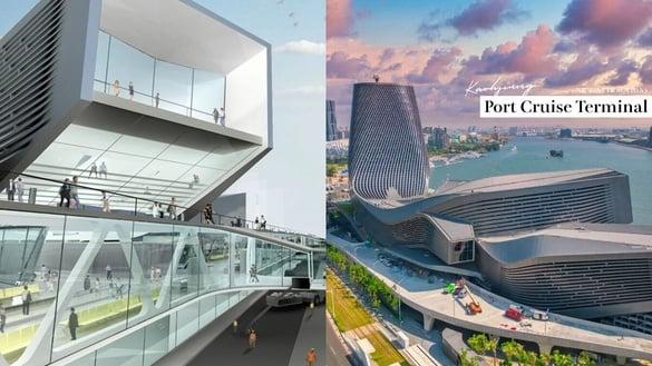 “高雄港埠旅运中心”正式启用！全3D曲面帷幕建筑，户外空间“海韵艺术广场”抢先开放