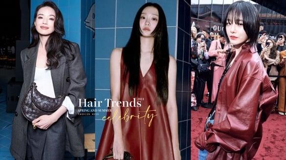 2024春夏时装周名人发型趋势：轻盈版公主切持续发烧！朴珪瑛层次狼尾剪男女通杀！