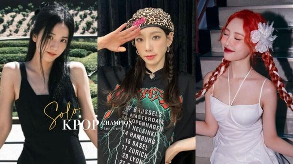 Kpop女solo歌手“音放一位”TOP10！Jisoo仅第九、第一名出道15年夺95冠成为传奇