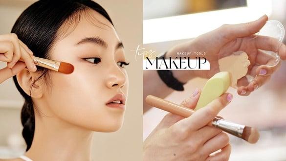 粉底刷/海绵/美妆蛋怎么选？化妆师传授上妆工具选择技巧，新手底妆薄透服贴、更干净