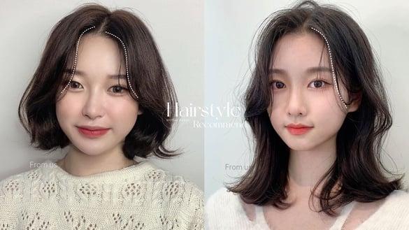 八字浏海X不同脸型推荐！八字浏海变化款太显嫩，长脸&高颧骨秒修饰，这款是显瘦天花板