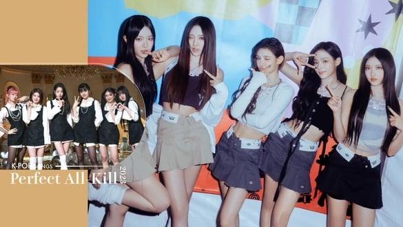 2023“Perfect All-Kill”K-pop音源王者：仅四组艺人达成，五代女团“这三团”上榜！