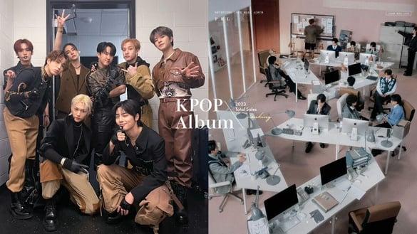 2023年KPOP组合专辑总销量TOP9！前三断层百万，冠军成Kpop史上最畅销专辑！