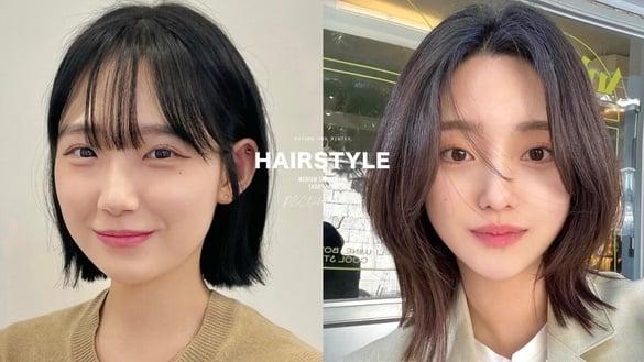 2023秋季中短发、短发推荐！一刀切超红、层次碎尾修饰问题脸型，这款初恋短发超显嫩