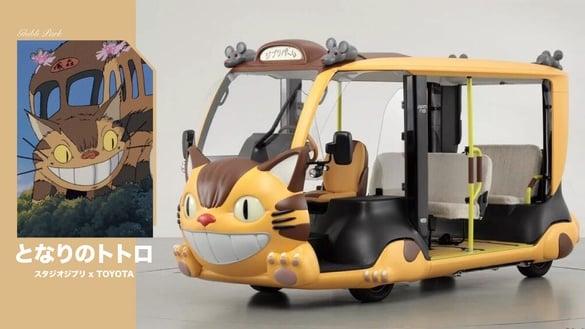 《龙猫》巴士驶进现实！吉卜力工作室ｘToyota“猫巴士电动车”即将上路，这里搭得到！