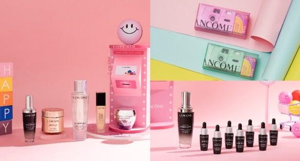 兰蔻周年庆快乐爆表！小黑瓶&极光精华买1送1，快乐ATM领万元好礼、限量加赠时光相机组