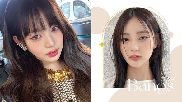 张员瑛都剪了！2023秋冬浏海推荐，漫画浏海、单束浏海显嫩氛围感，公主切依旧超火