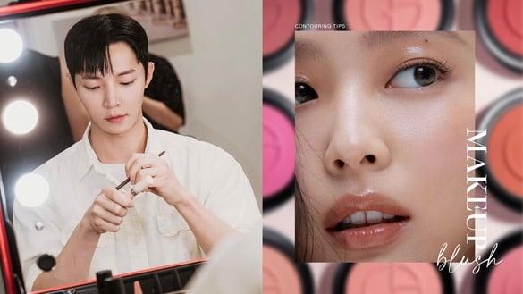 腮红这样画更显瘦显嫩！化妆师李昀熹分享韩系腮红趋势&画法，妆容通透更修饰脸型